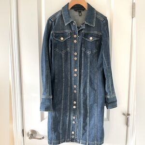 WHBM denim dress / jacket